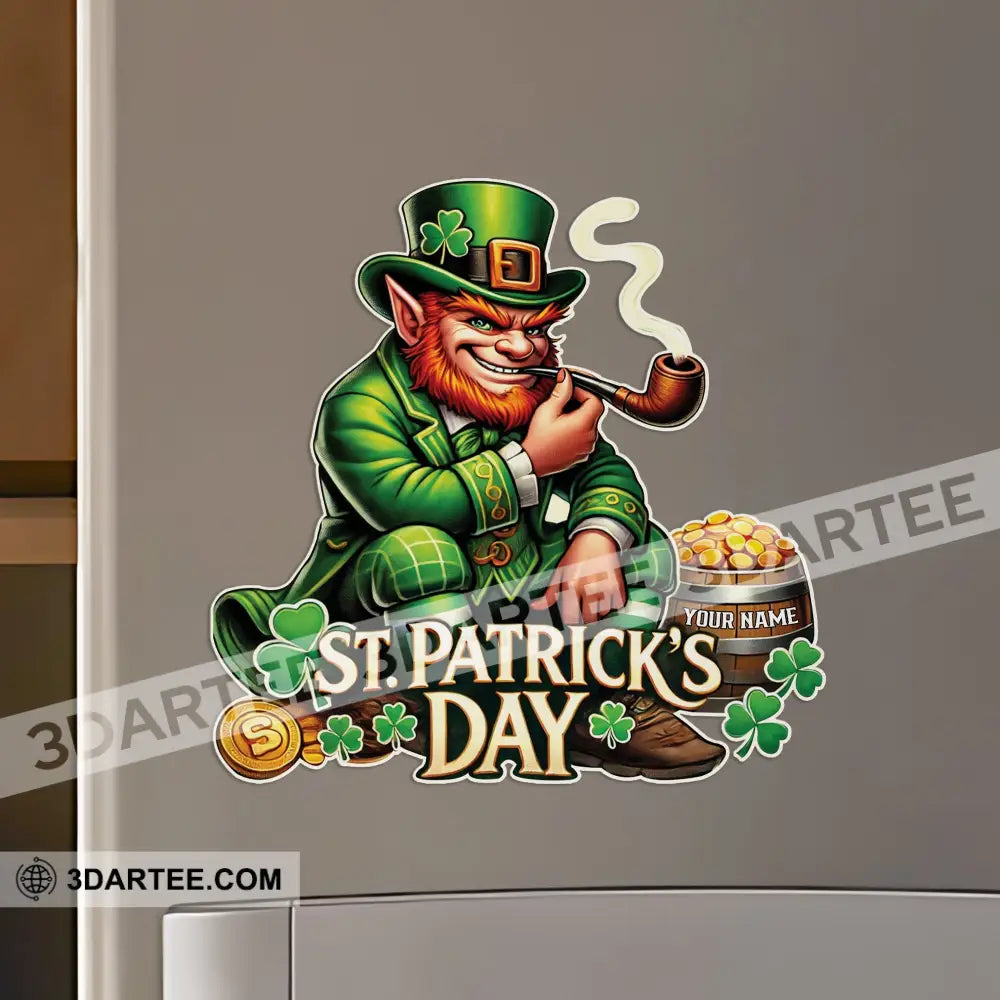 St.patrick’s Day Fridge Magnet - Personalized 3.54’’ / 1 Piece