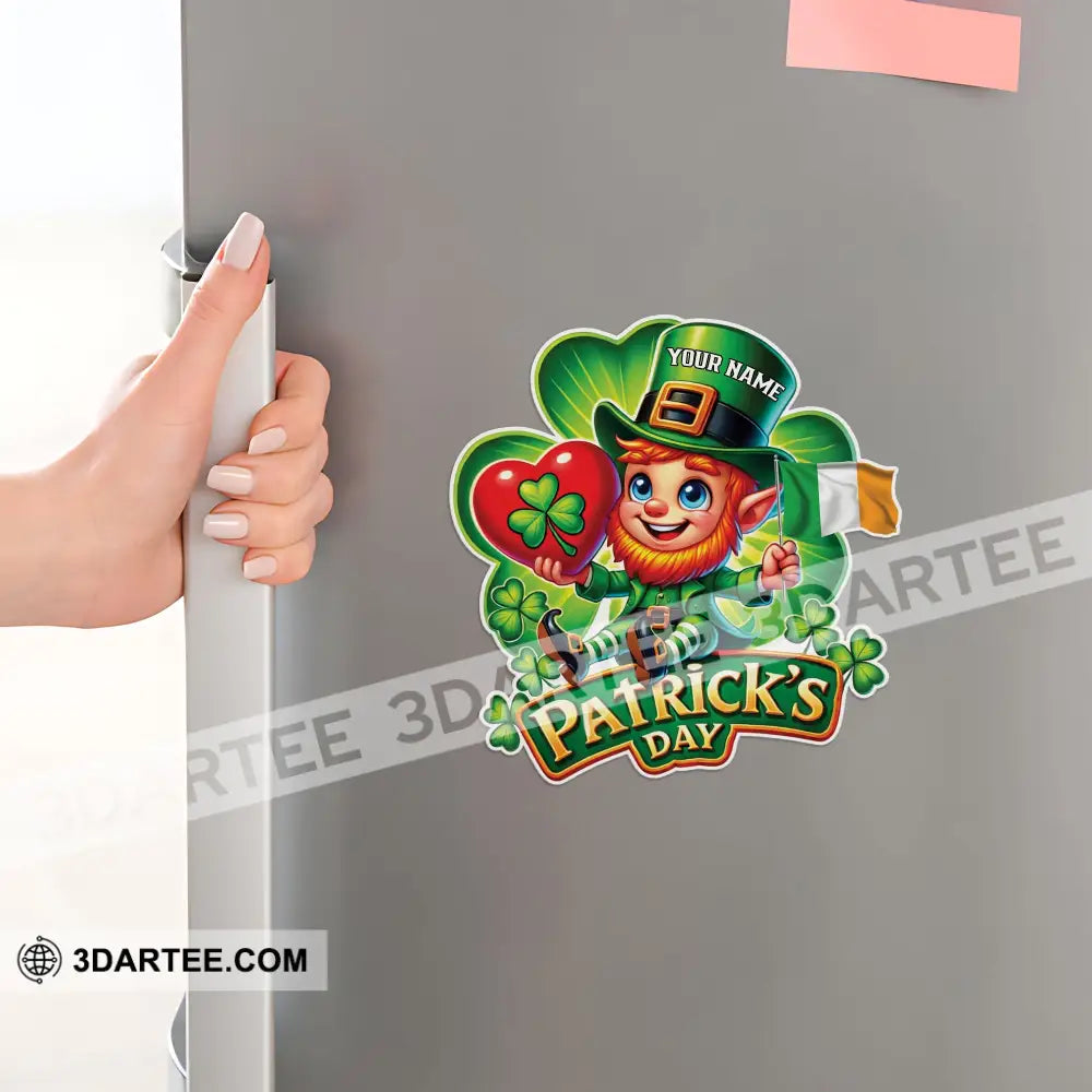 St.patrick’s Day Fridge Magnet - Personalized