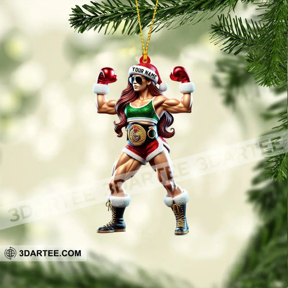 Strong Woman Home Decor Christmas Ornament Personalized Ornament Ornament