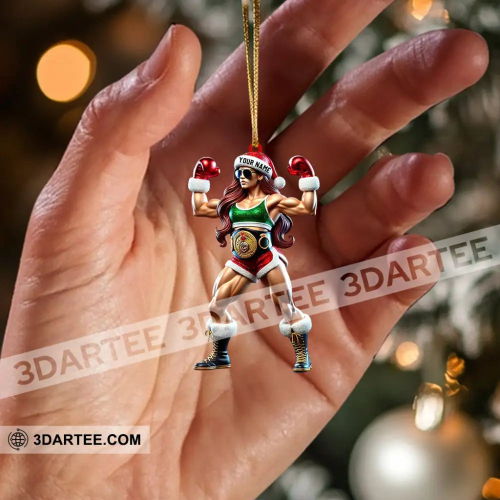 Strong Woman Home Decor Christmas Ornament Personalized Ornament Ornament
