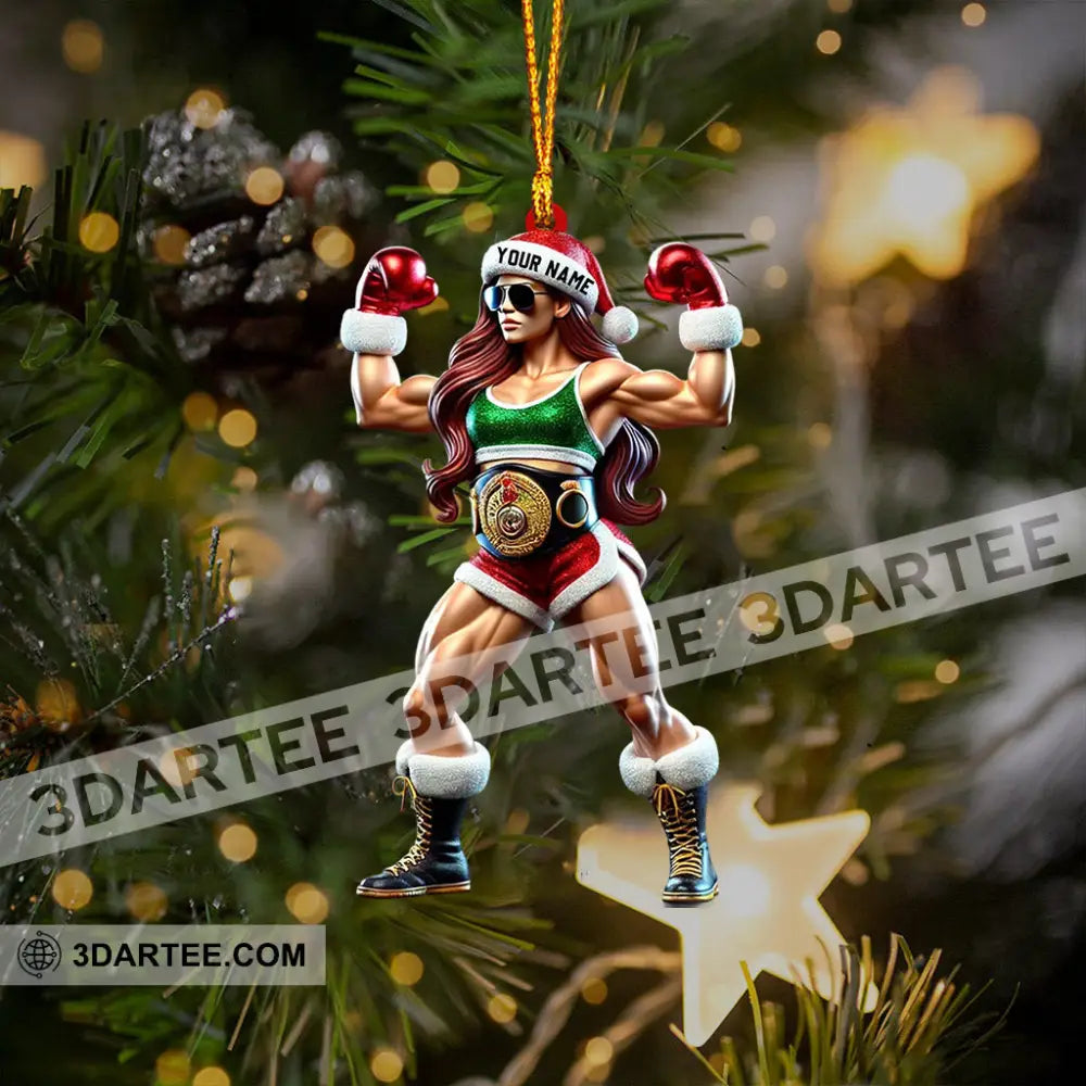 Strong Woman Home Decor Christmas Ornament Personalized Ornament Ornament