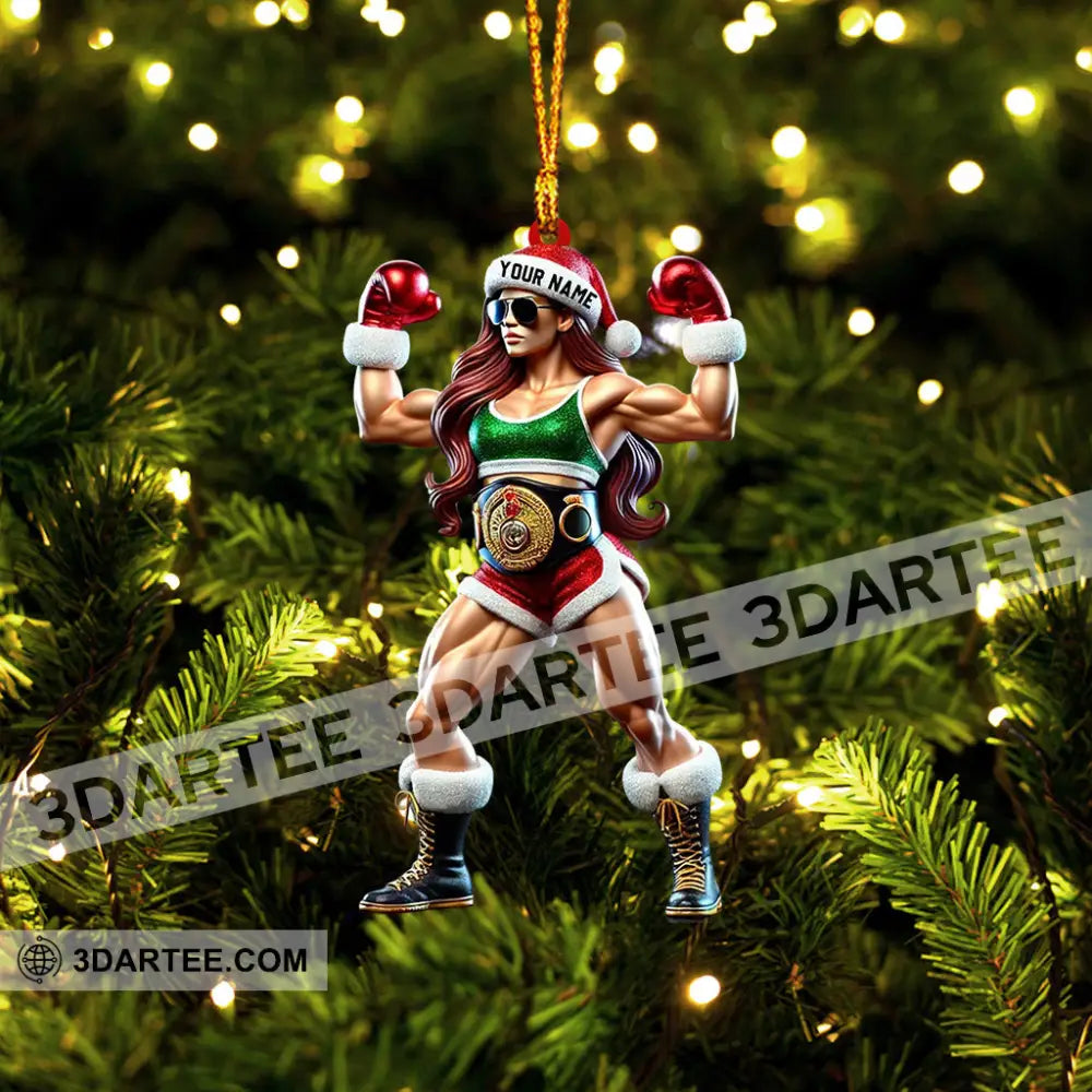 Strong Woman Home Decor Christmas Ornament Personalized Ornament Ornament