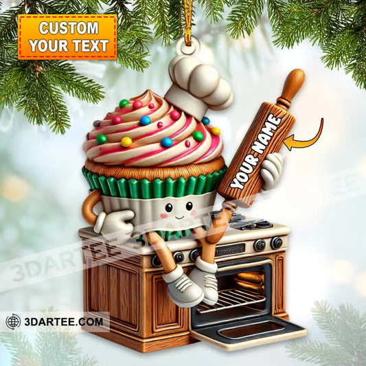 Sweet Bakery Home Decor Christmas Ornament Personalized Ornament 3.54’’ / 1 Ornament Ornament