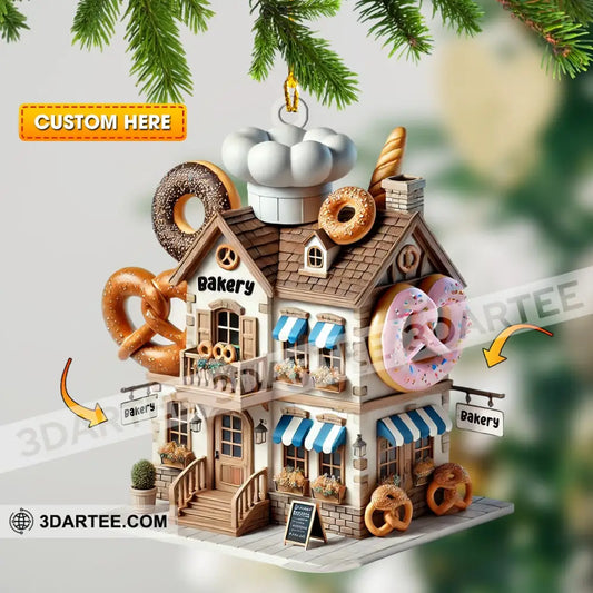 Sweet Bakery Home Decor Christmas Ornament Personalized Ornament 3.54’’ / 1 Ornament Ornament