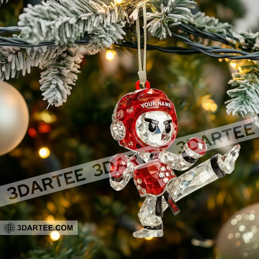 Taekwondo Christmas Home Decor Christmas Ornament Personalized Ornament Ornament