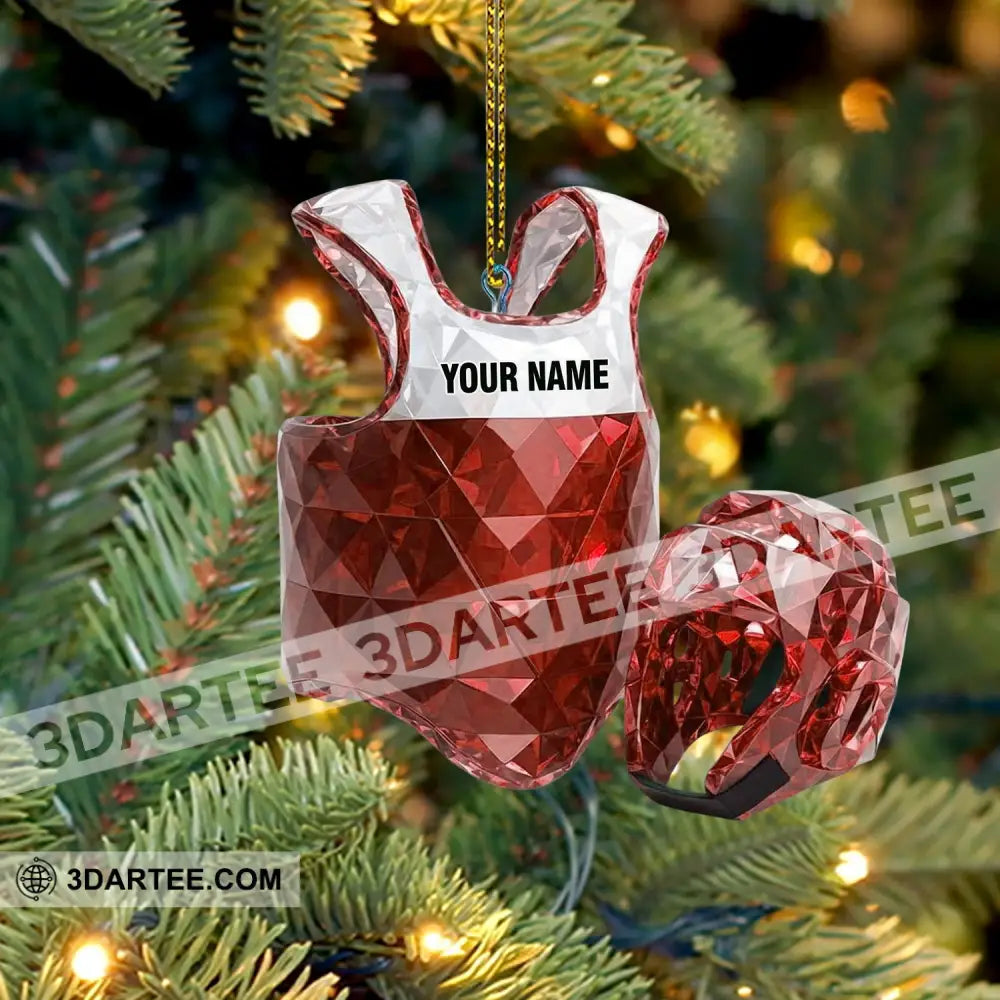 Taekwondo Christmas Home Decor Christmas Ornament Personalized Ornament Ornament