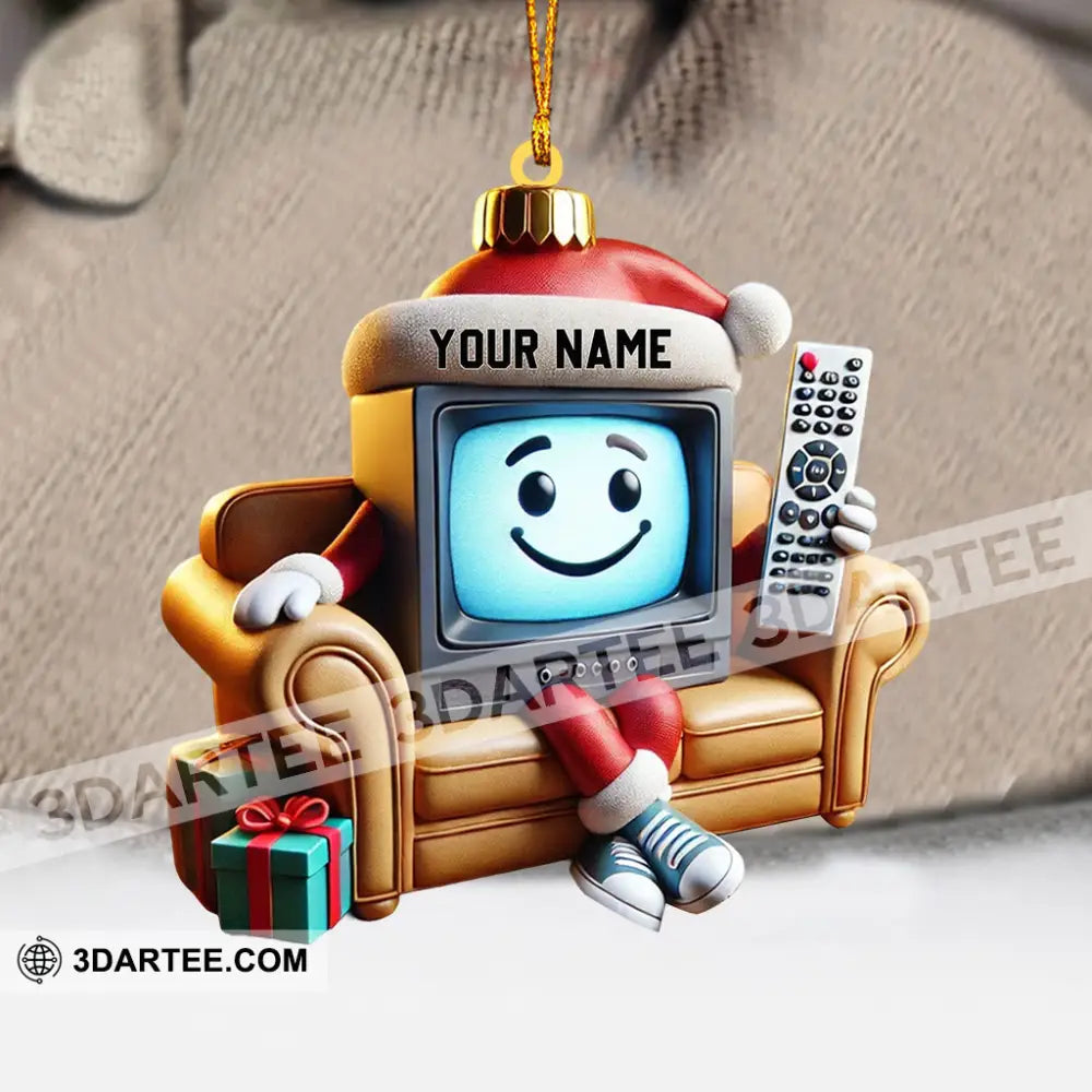 Television Home Decor Christmas Ornament Personalized Ornament Ornament