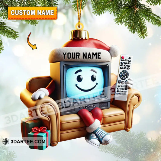 Television Home Decor Christmas Ornament Personalized Ornament Ornament