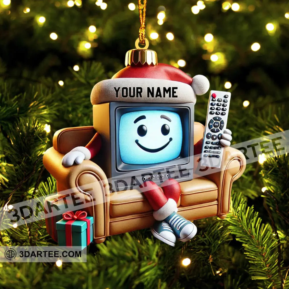 Television Home Decor Christmas Ornament Personalized Ornament Ornament