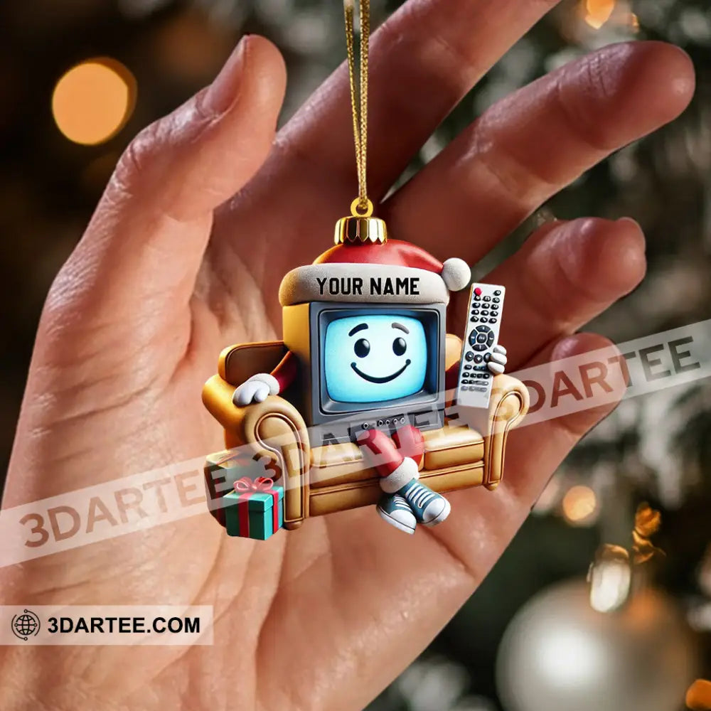 Television Home Decor Christmas Ornament Personalized Ornament Ornament