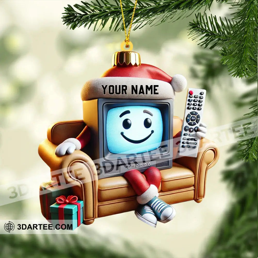 Television Home Decor Christmas Ornament Personalized Ornament Ornament