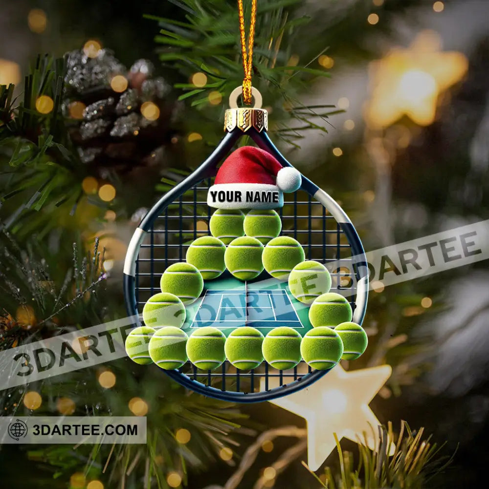 Tennis Balls Christmas Home Decor Christmas Ornament Personalized Ornament Ornament