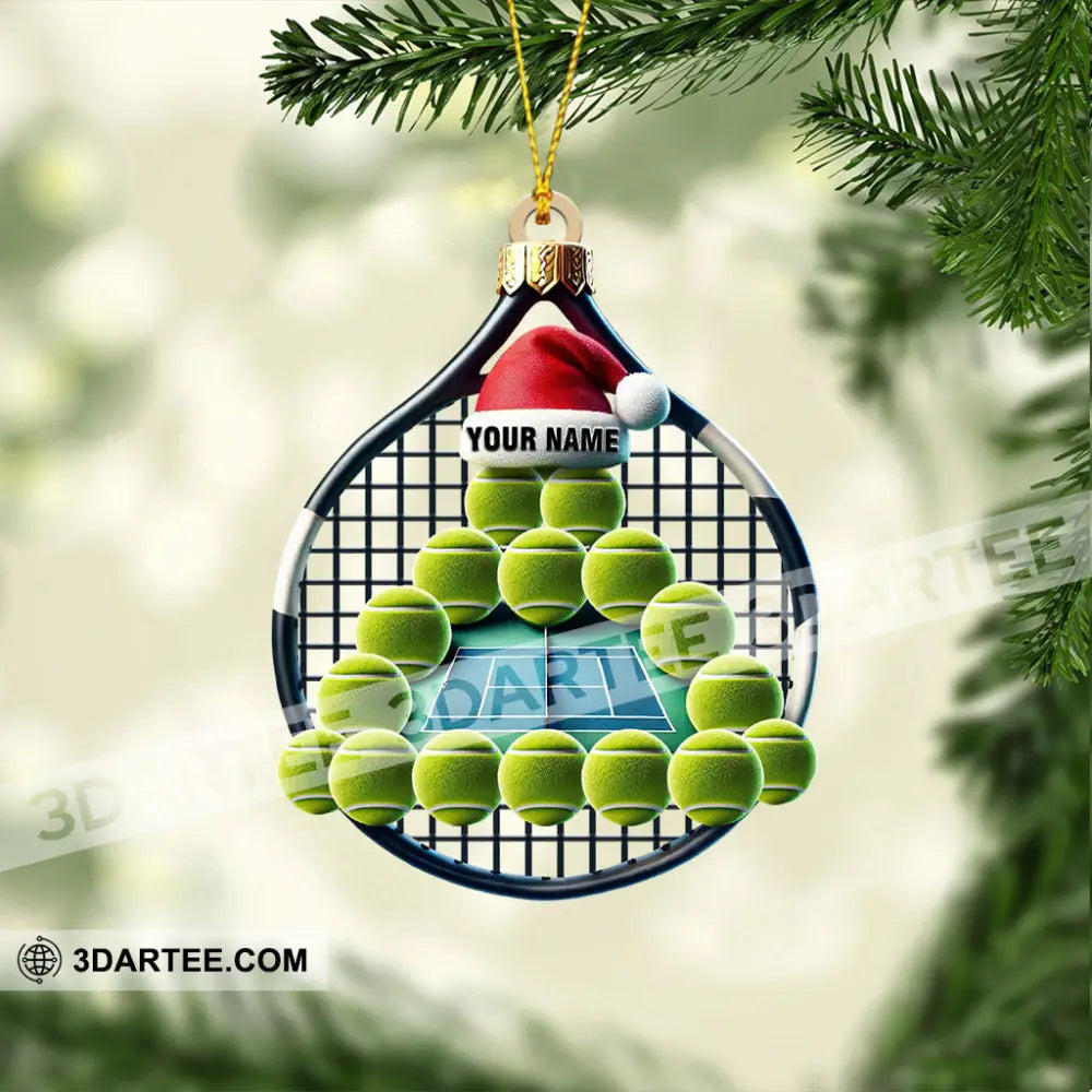 Tennis Balls Christmas Home Decor Christmas Ornament Personalized Ornament Ornament