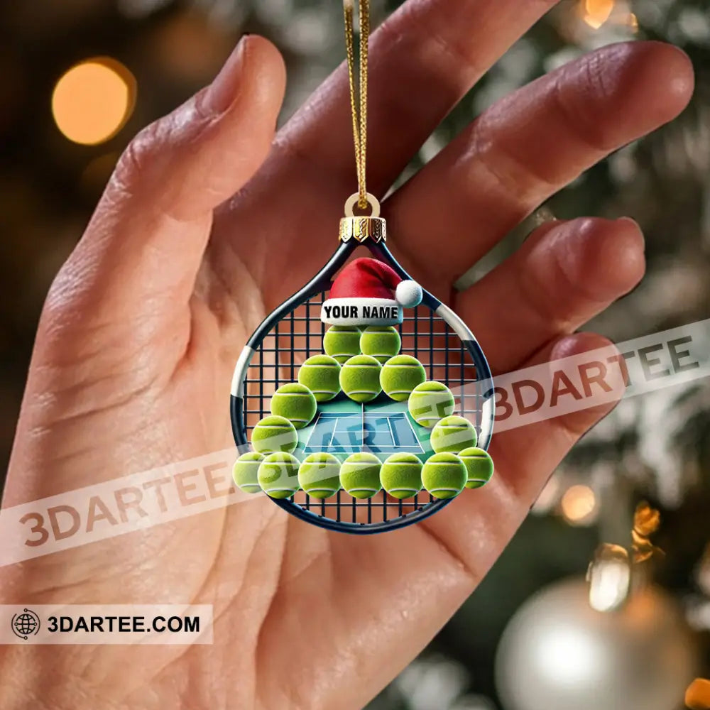 Tennis Balls Christmas Home Decor Christmas Ornament Personalized Ornament Ornament