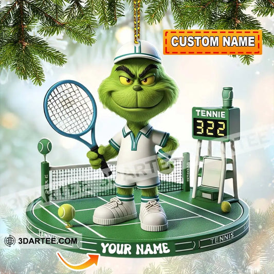 Tennis Christmas Home Decor Christmas Ornament Personalized Ornament 3.54’’ / 1 Ornament Ornament