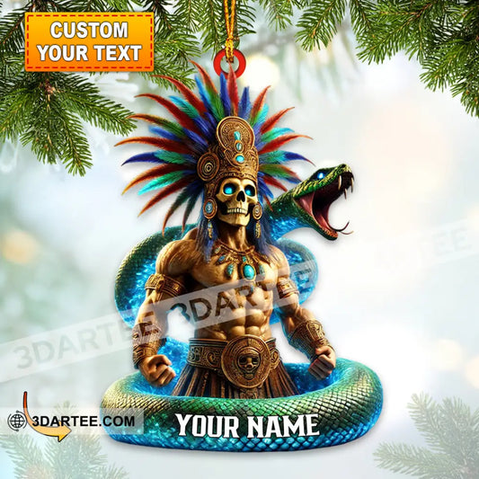 The Legend Of Huitzilopochtli Christmas Home Decor Christmas Ornament Personalized Ornament 3.54’’ / 1 Ornament Ornament