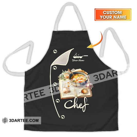 Unisex Apron - Custom Name For Chef Cooking Recipe