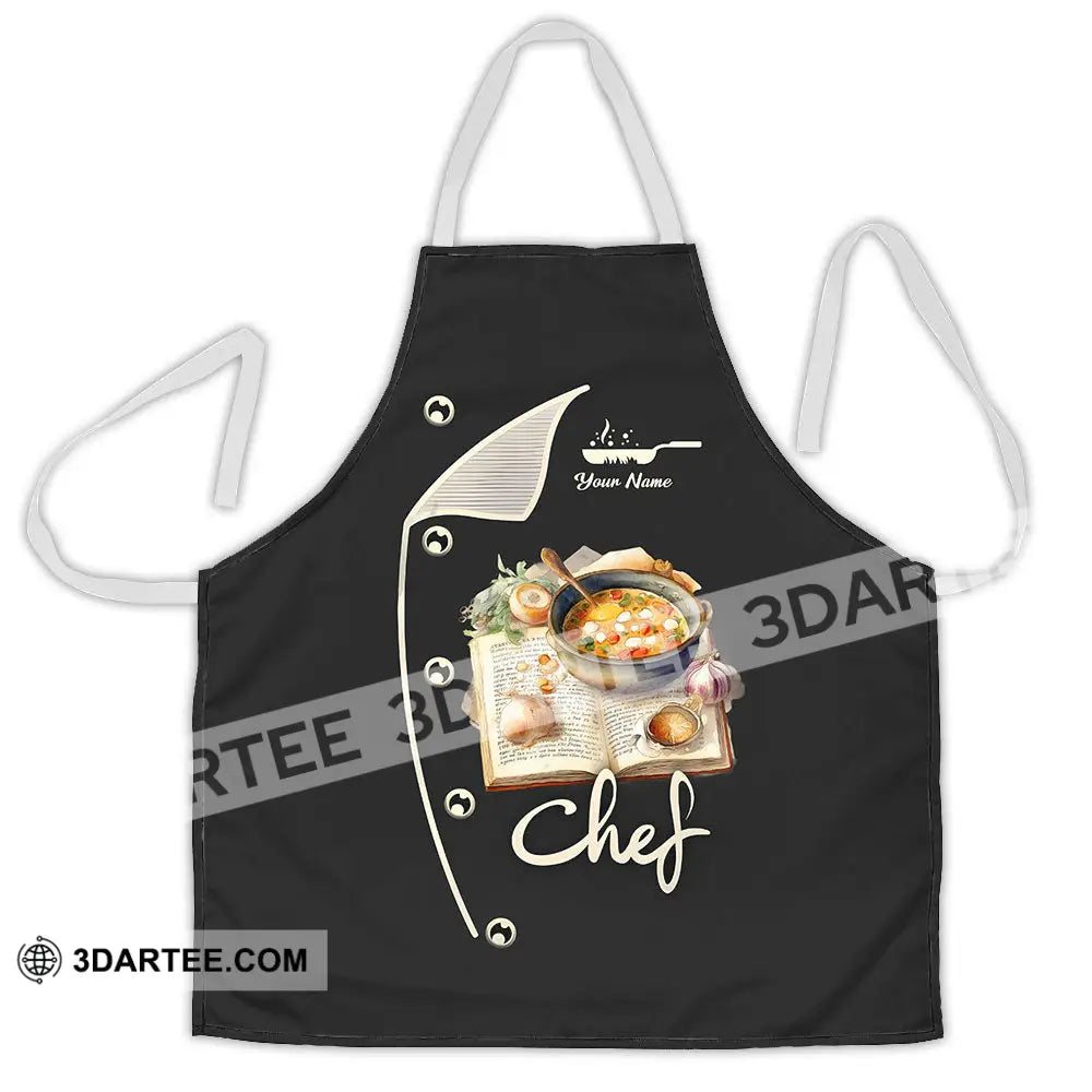 Unisex Apron - Custom Name For Chef Cooking Recipe