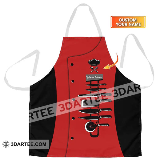 Unisex Apron - Custom Name For Chef Knife Collection