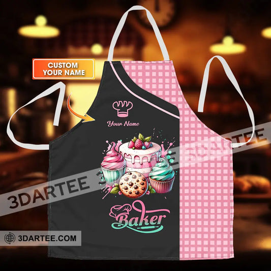 Unisex Apron - Custom Name Sweet Cake Apparel For Baker