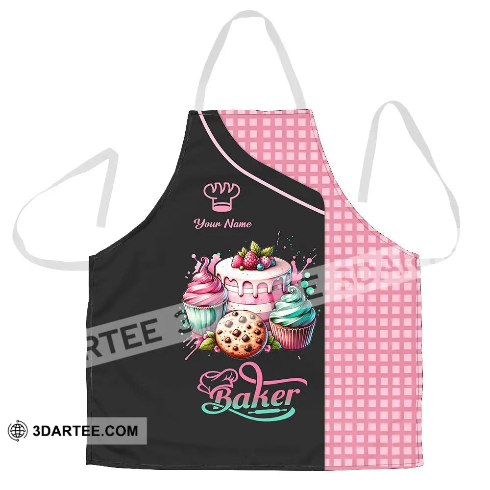 Unisex Apron - Custom Name Sweet Cake Apparel For Baker