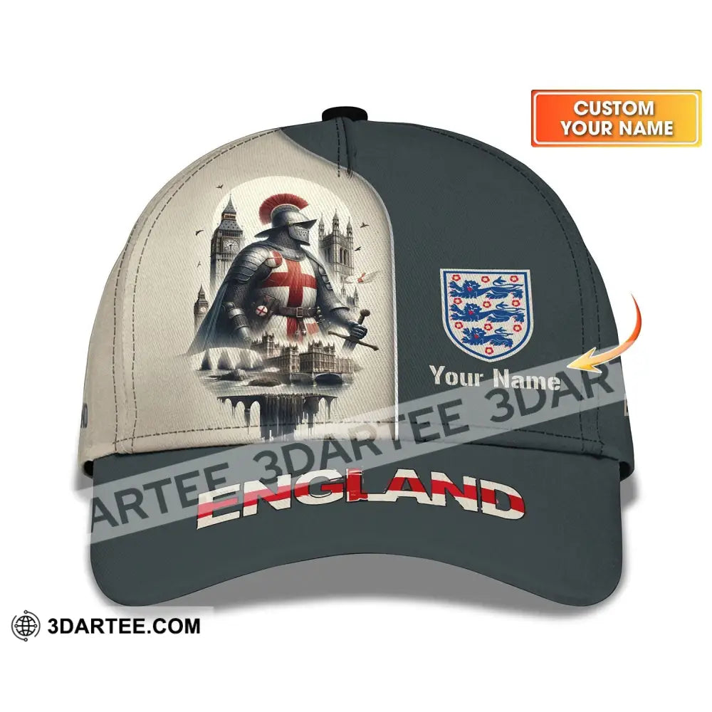 Unisex Cap Custom Name 3D - England Chevalier