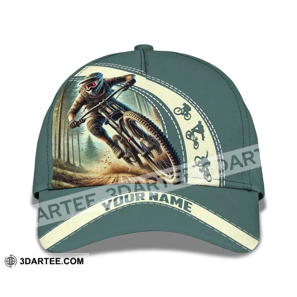 Unisex Cap Custom Name Mountain Bike Hat