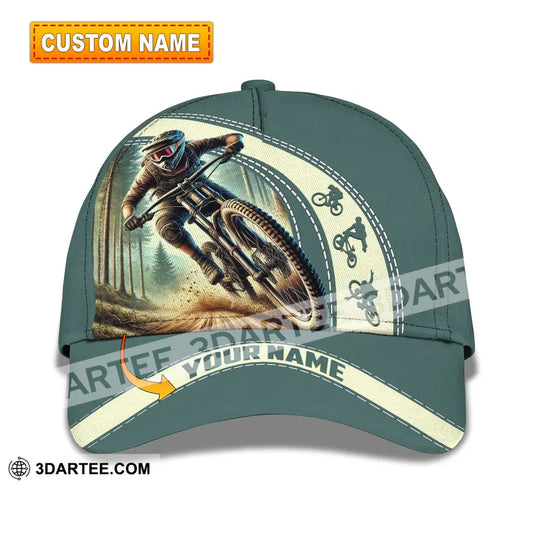 Unisex Cap Custom Name Mountain Bike Hat