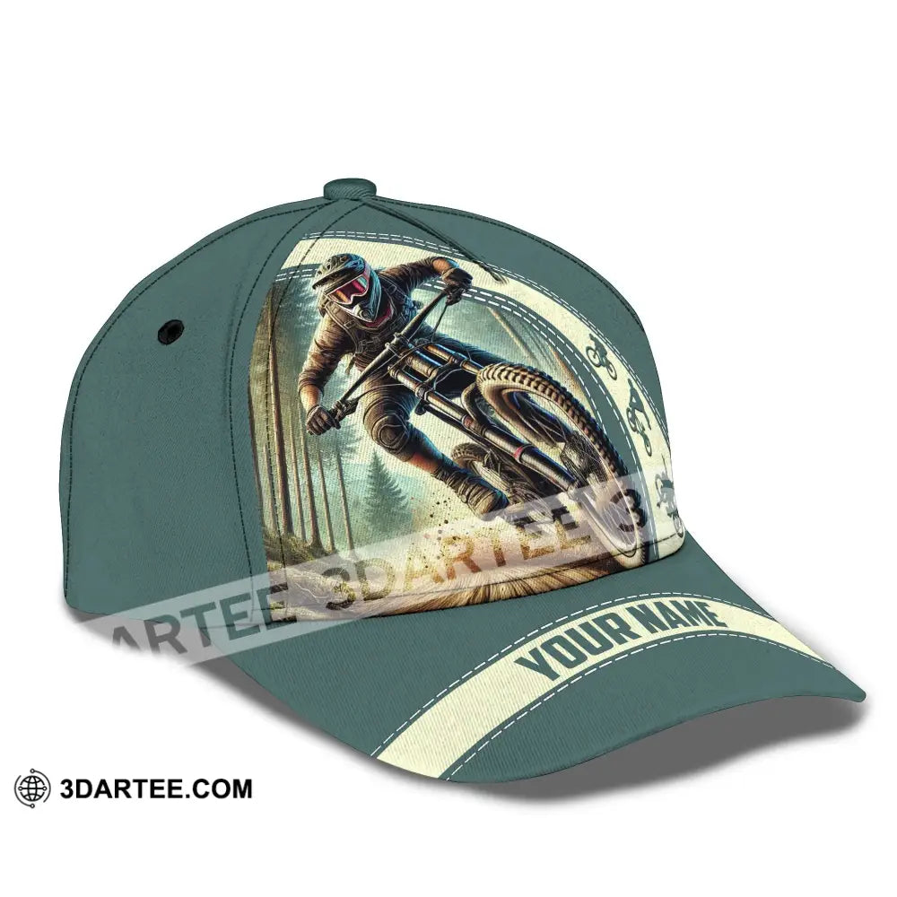 Unisex Cap Custom Name Mountain Bike Hat