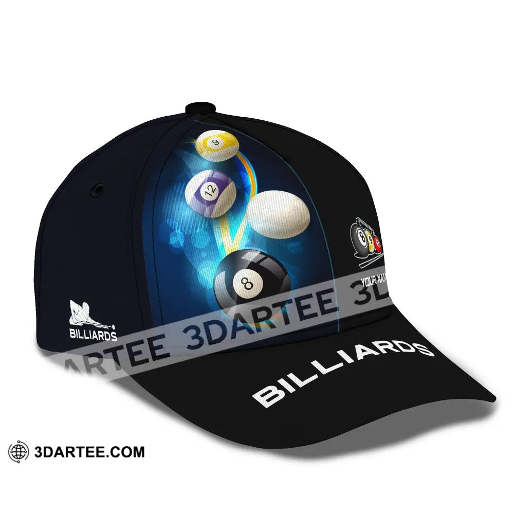 Unisex Cap Personalized Billiards Classic Hat Gift For Lovers T-Shirt