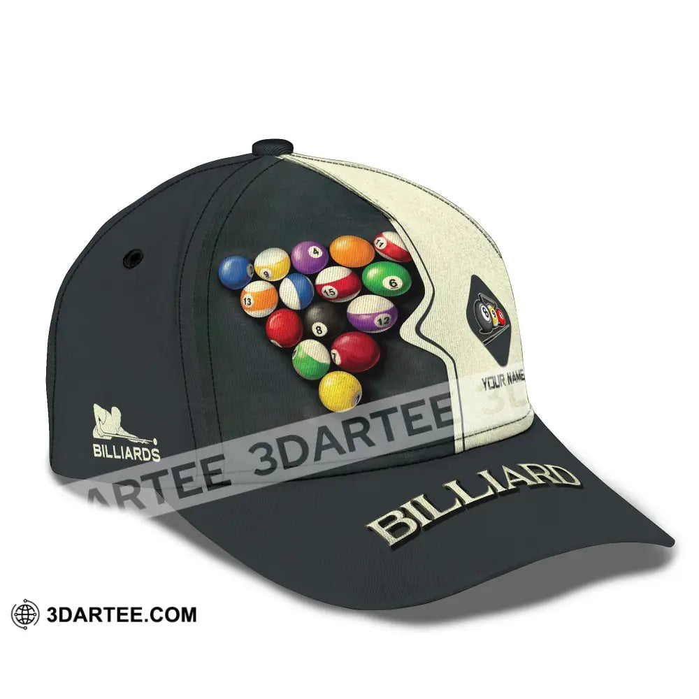 Unisex Cap Personalized Billiards Classic Hat Gift For Lovers T-Shirt