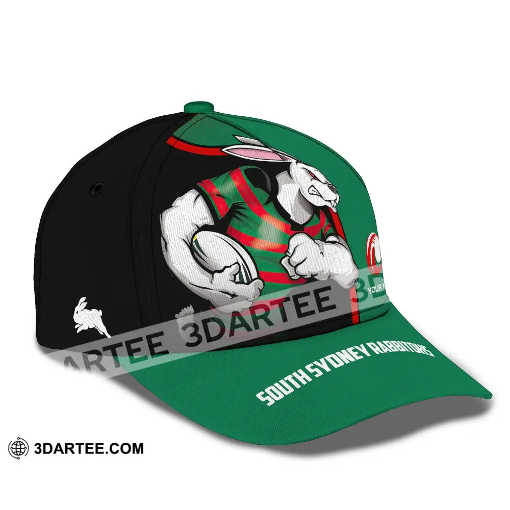 Unisex Cap Personalized Football South Sydney Rabbitohs Classic Hat Gifts T-Shirt