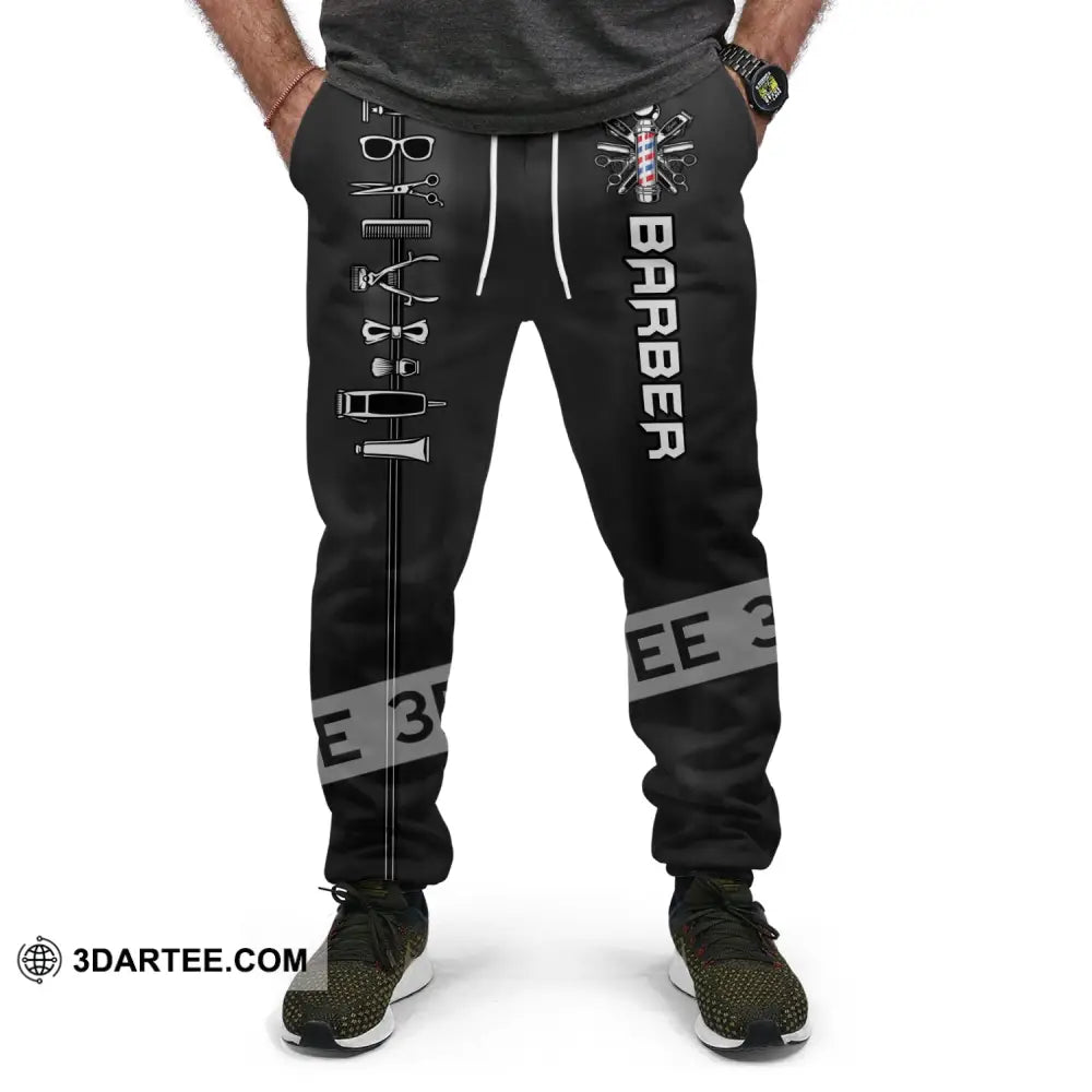 Unisex Clothing Barber Jogger Sportwear Pant For Men And Women Pants