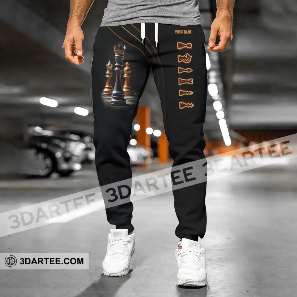 Unisex Clothing Chess Jogger Sportwear Pant For Lover Pants