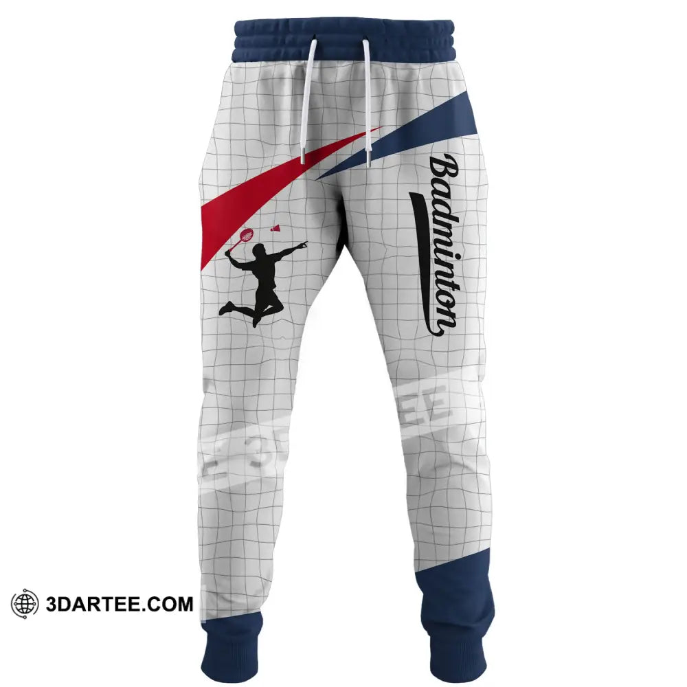 Unisex Clothing Custom Badminton Jogger Pants Gift For Lovers