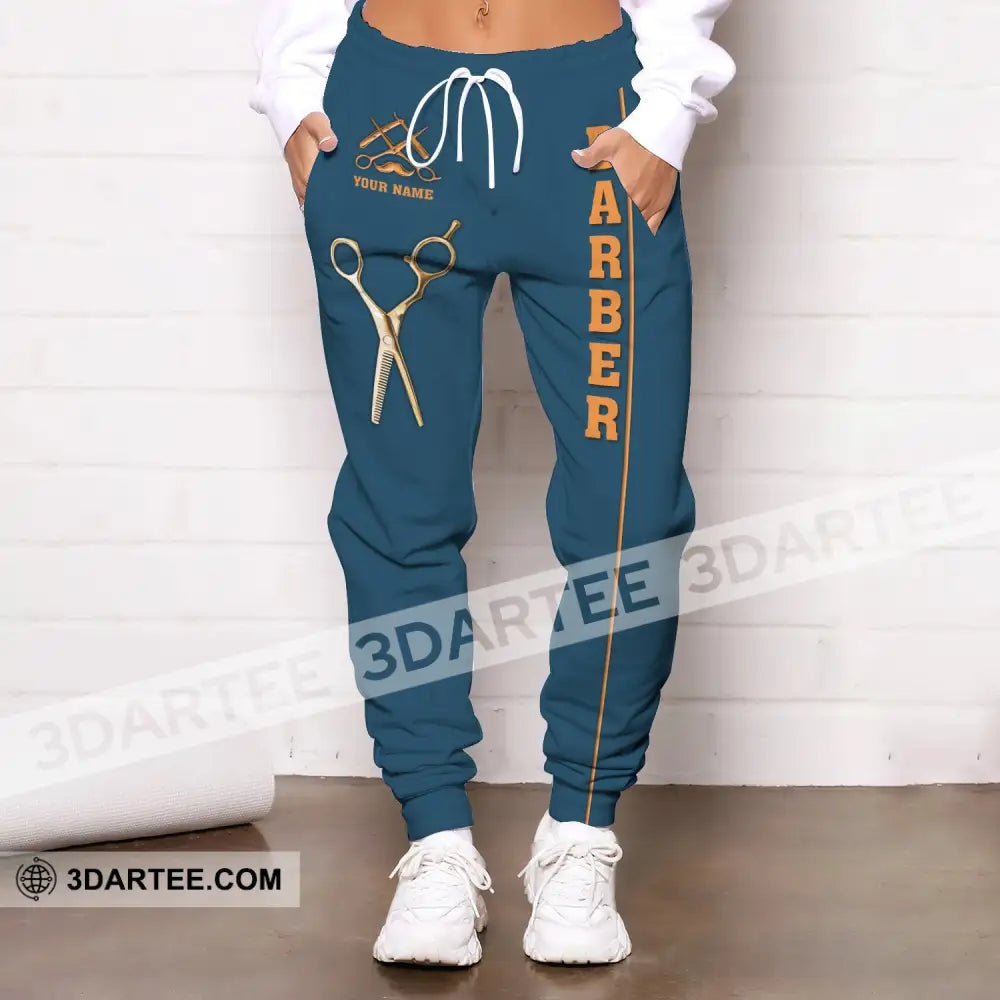 Unisex Clothing Custom Barber Jogger Sportwear Pants For Men And Women