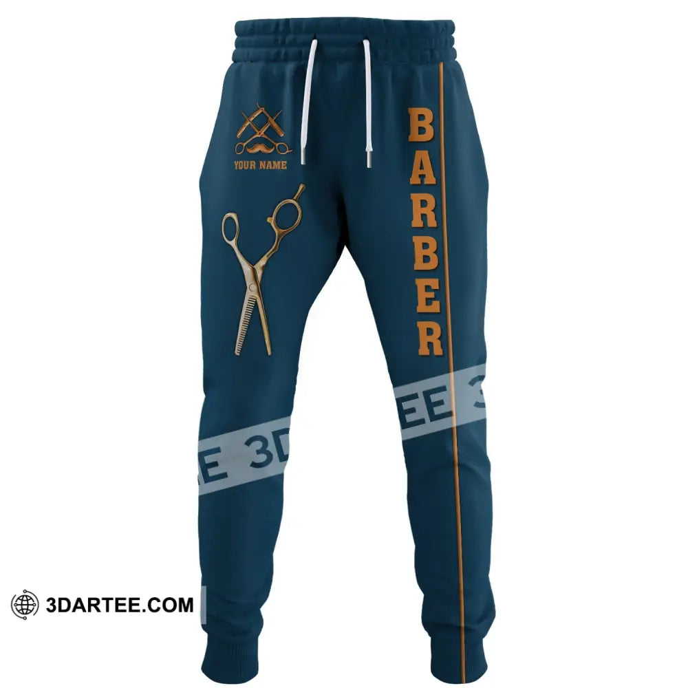 Unisex Clothing Custom Barber Jogger Sportwear Pants For Men And Women