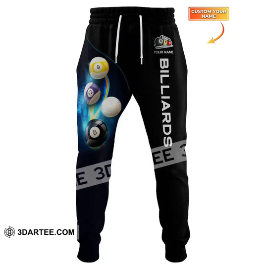 Unisex Clothing Custom Billiards Jogger Pants Gift For Lovers