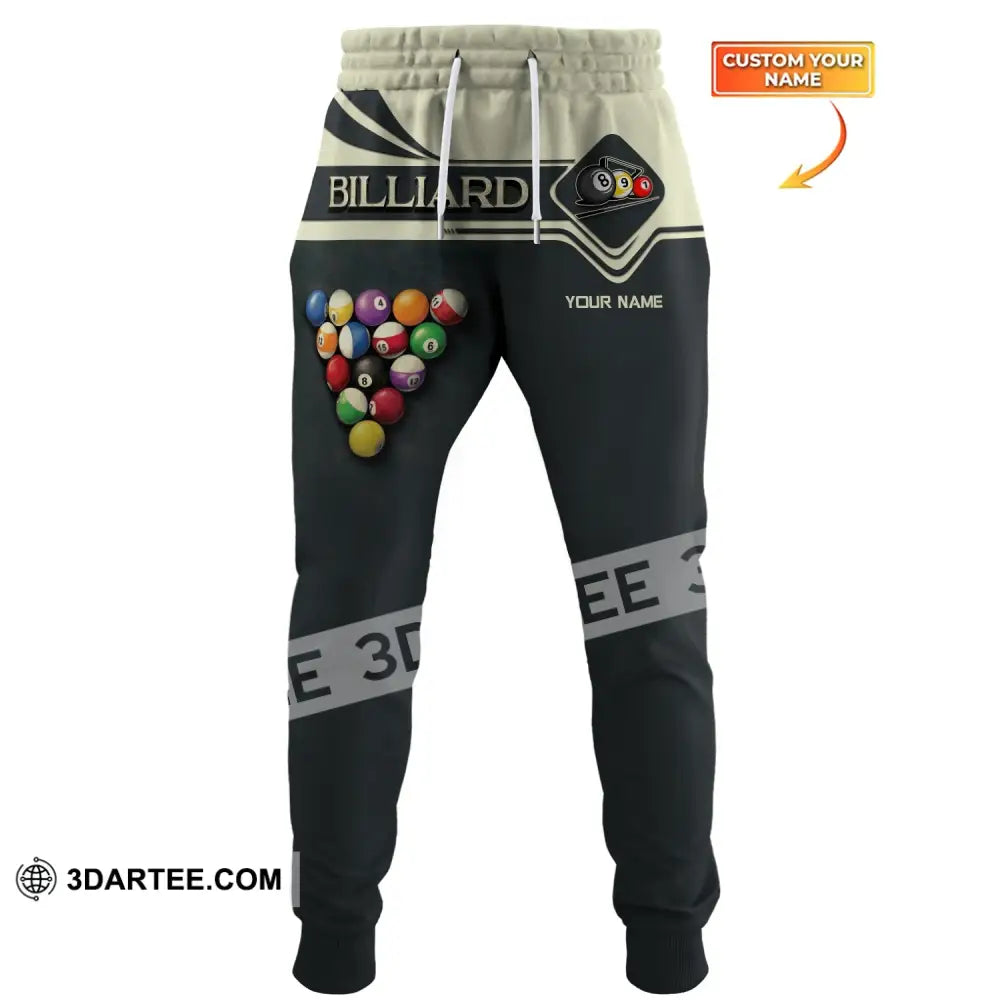 Unisex Clothing Custom Billiards Jogger Pants Gift For Lovers