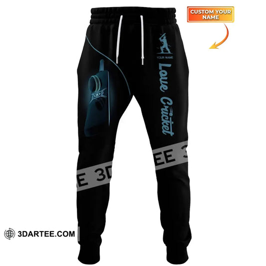 Unisex Clothing Custom Cricket Jogger Pants Gift For Lovers