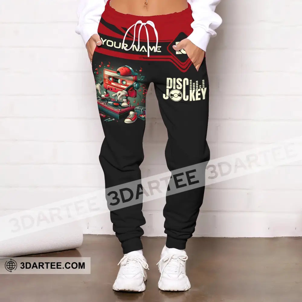 Unisex Clothing Custom Disc Jockey Jogger Pants Gift For Dj