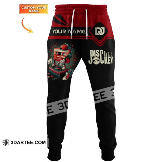 Unisex Clothing Custom Disc Jockey Jogger Pants Gift For Dj