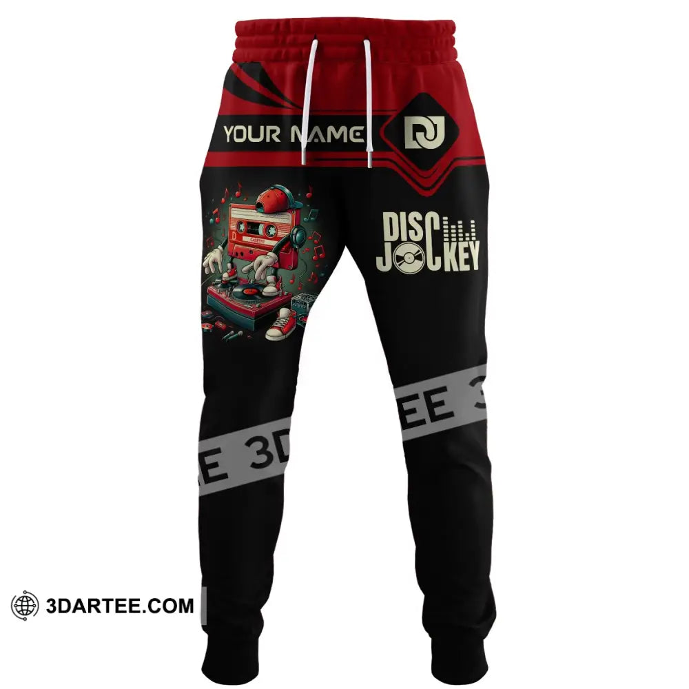 Unisex Clothing Custom Disc Jockey Jogger Pants Gift For Dj S