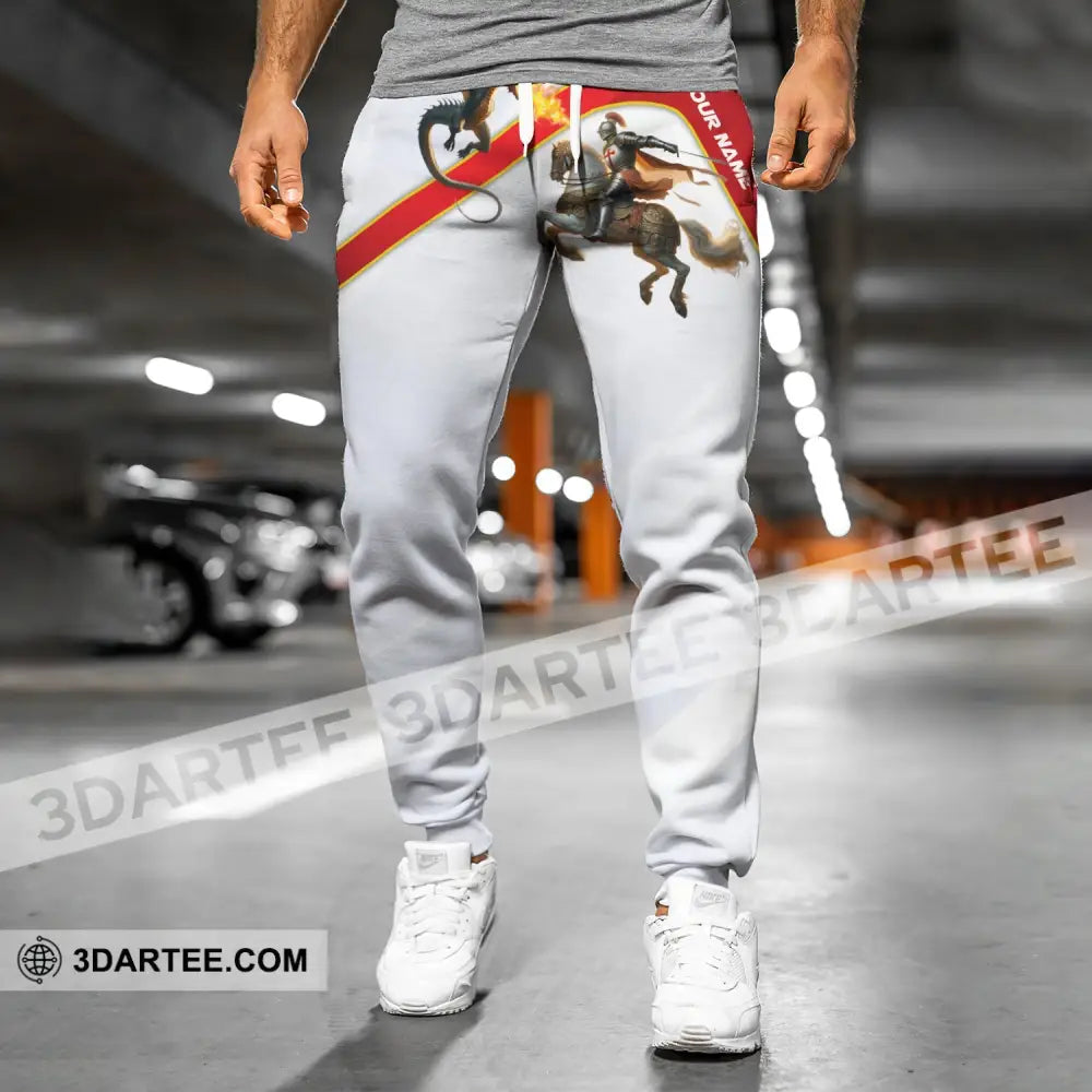 Unisex Clothing Custom England Jogger English Pants Knight