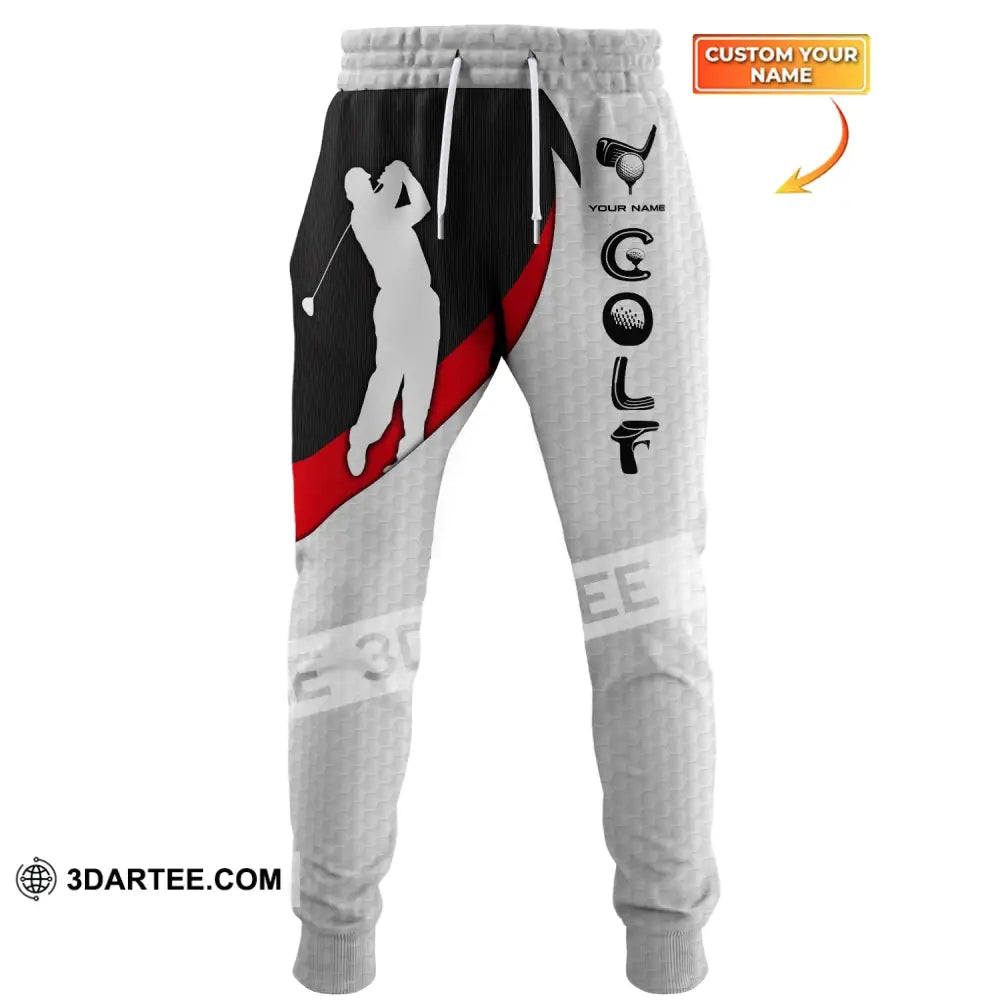 Unisex Clothing Custom Golf Jogger Pants Gift For Golfter Tee Golfing Gifts