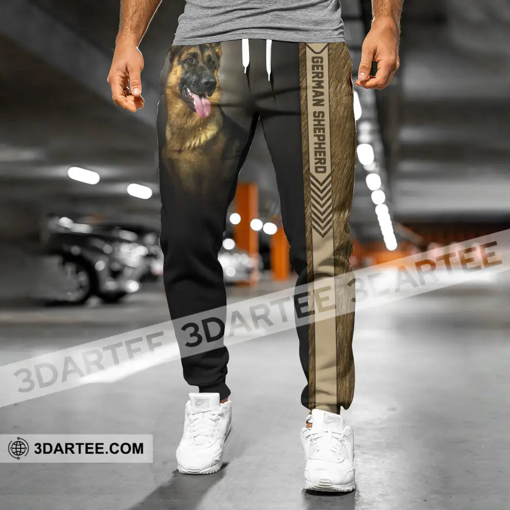 Unisex Clothing Custom Jogger German Shepherd Pants For Pet Lovers