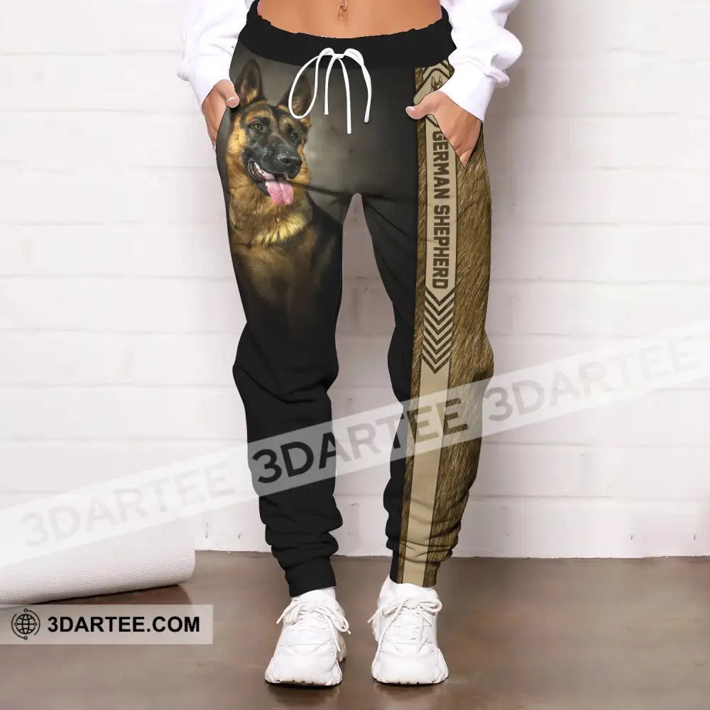 Unisex Clothing Custom Jogger German Shepherd Pants For Pet Lovers