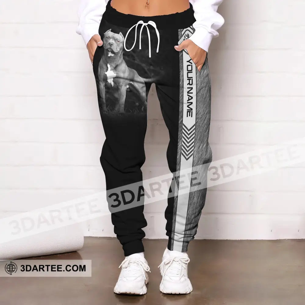 Unisex Clothing Custom Jogger Pit Bull Pants For Pet Lovers