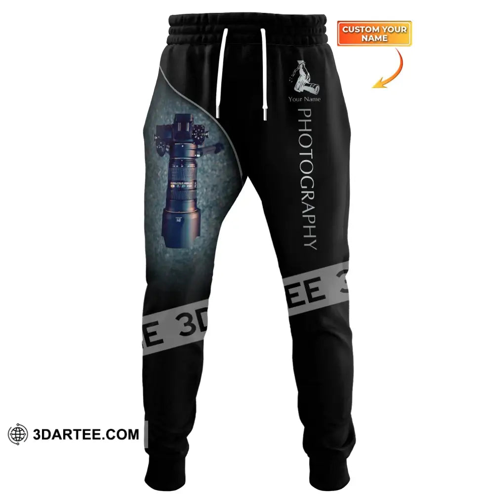 Unisex Clothing Custom Photography Jogger Pants Gift For Photographers