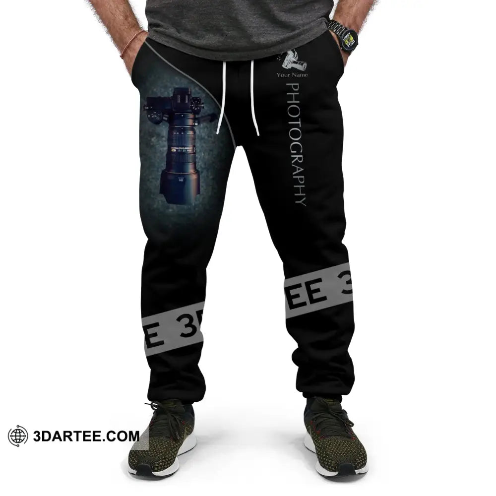 Unisex Clothing Custom Photography Jogger Pants Gift For Photographers